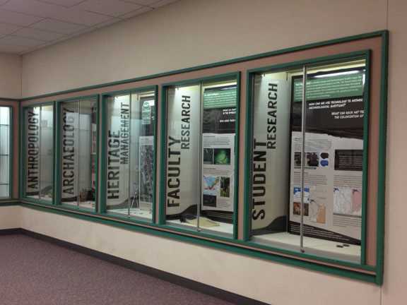 MVAC display in UW-L’s Murphy Library
