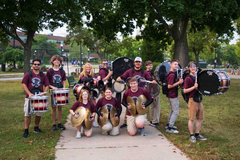 Alzheimer's Walk Drumline Performance