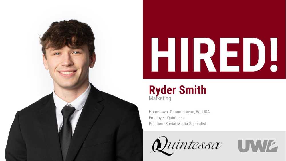 Ryder Smith hired by Quintessa as a Social Media Specialist