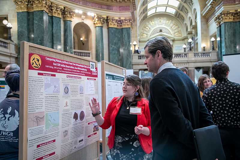 Faith Kalvig at Research in the Rotunda