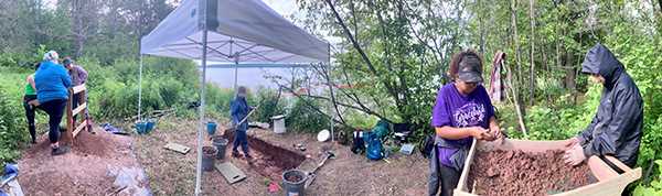 Panoramic view of GAICAP 2023 excavation