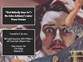Colloquium Series Flyer: "‘But Nobody Says So’: On John Ashbery’s Later Prose Poems”