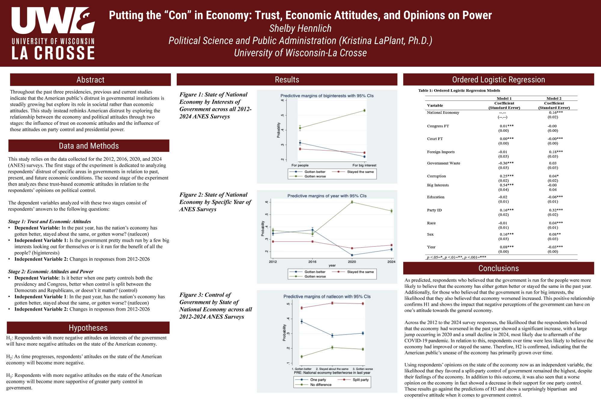 Putting the “Con” in Economy: Trust, Economic Attitudes, and Opinions on Power