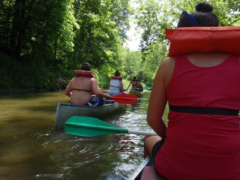 Canoeing on the Namekagon River
