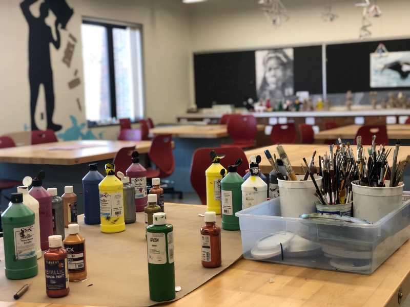 UWL Art Adventures Camp art studio