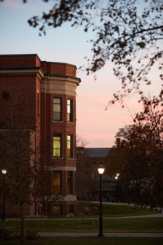 Main Hall at dusk
