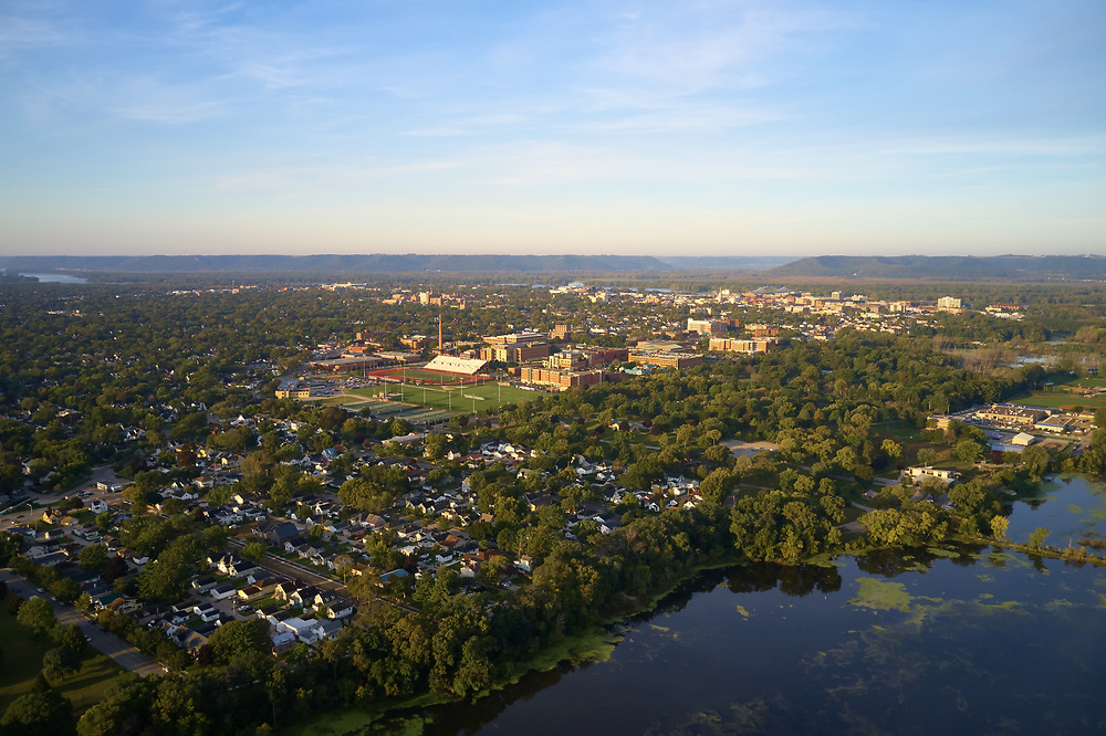 Drone picture of UWL