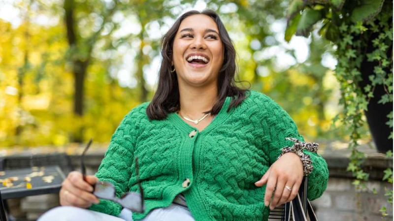 Master of Public Health program alumna, Abigail Stafslien-Dumale.