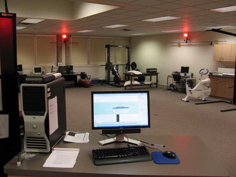 View of the UW-La Crosse Biomechanics Lab