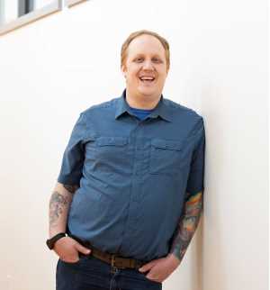 Portrait of Andrew Ives, SAAL Ed.D., Dissertation of the Year awardee.