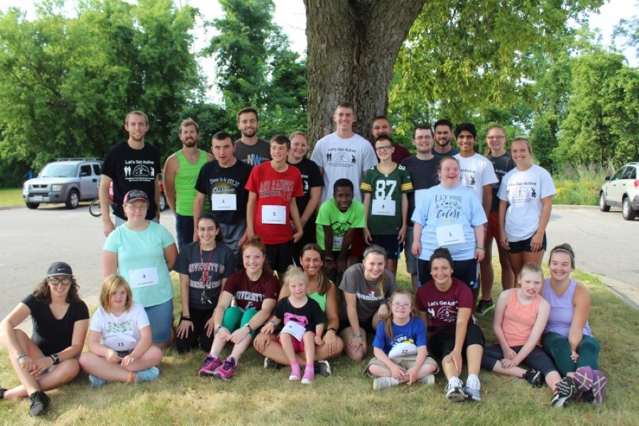 Mentoring group gathers at Myrick Park.
