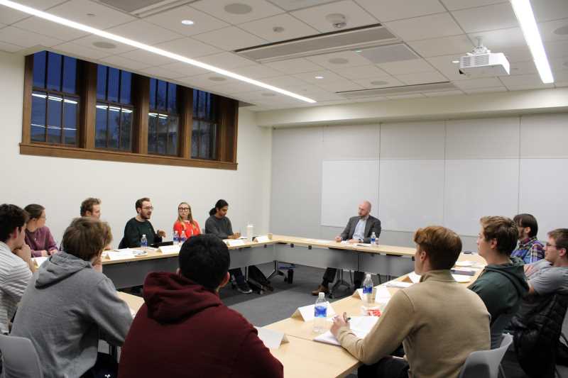 Participants in discussion