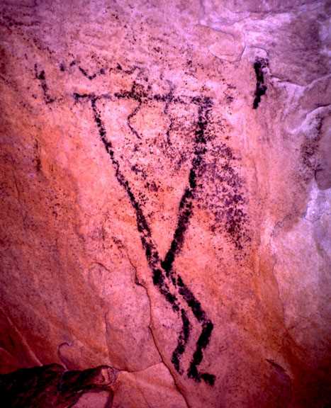 Rock Art Tainter Headless Human