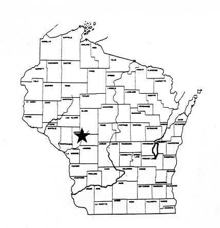 Map of Wisconsin 