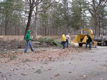 Cleaning Mounds 