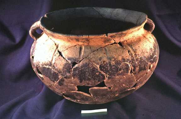 Reconstructed Oneota vessel from the Valley View site.