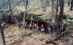 Entrance to Dwyer Rockshelter