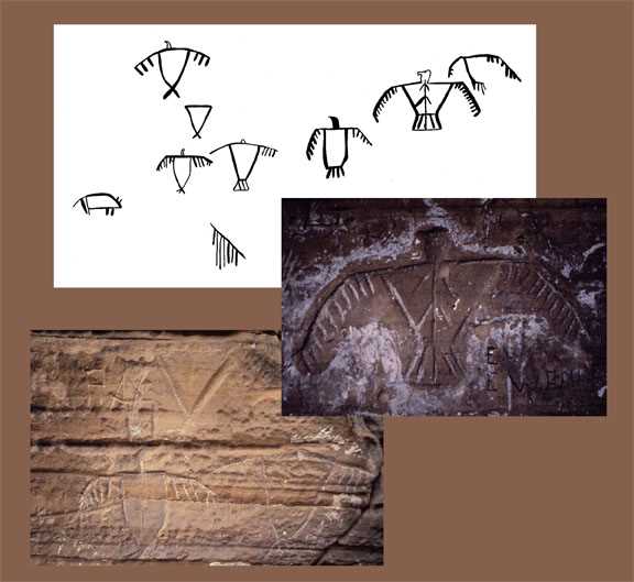 Twin Bluffs petroglyphs 