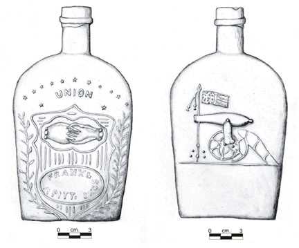 Drawing Whiskey Flask 
