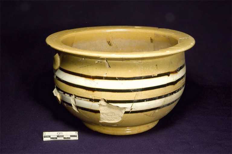 Yellowware Chamber Pot 