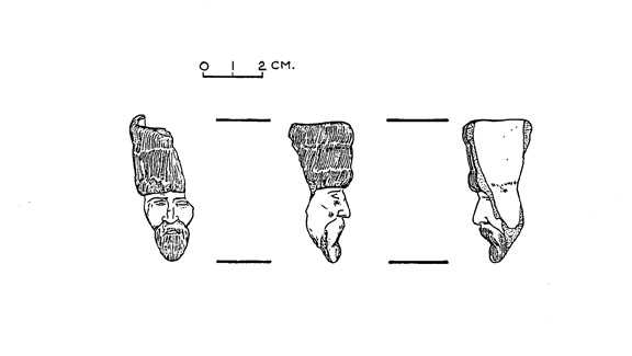 Drawing - Historic Effigy Pipe 