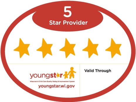 YoungStar certified 5 Star provider