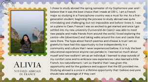 Quote from Alivia in France