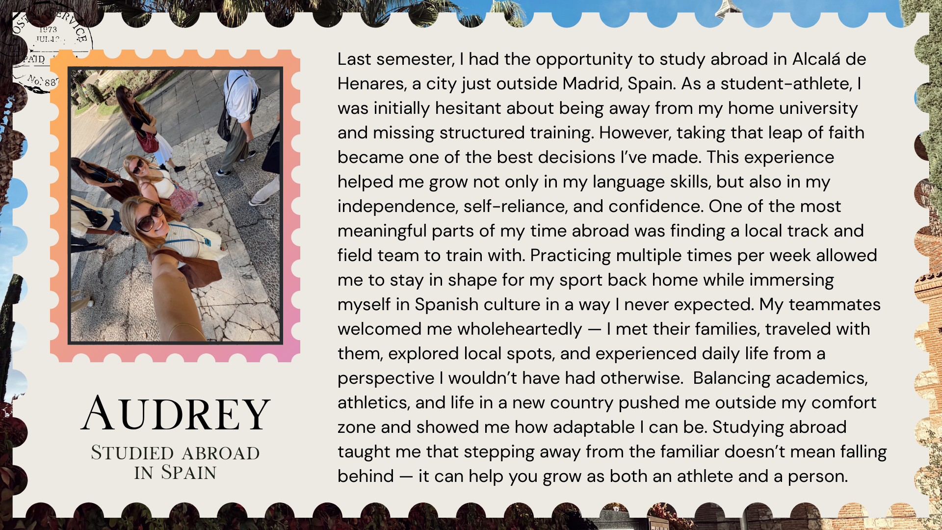 Quote from Audrey in Spain