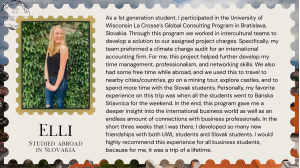 Quote from Elli in Slovakia