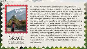 Quote from Grace in Switzerland