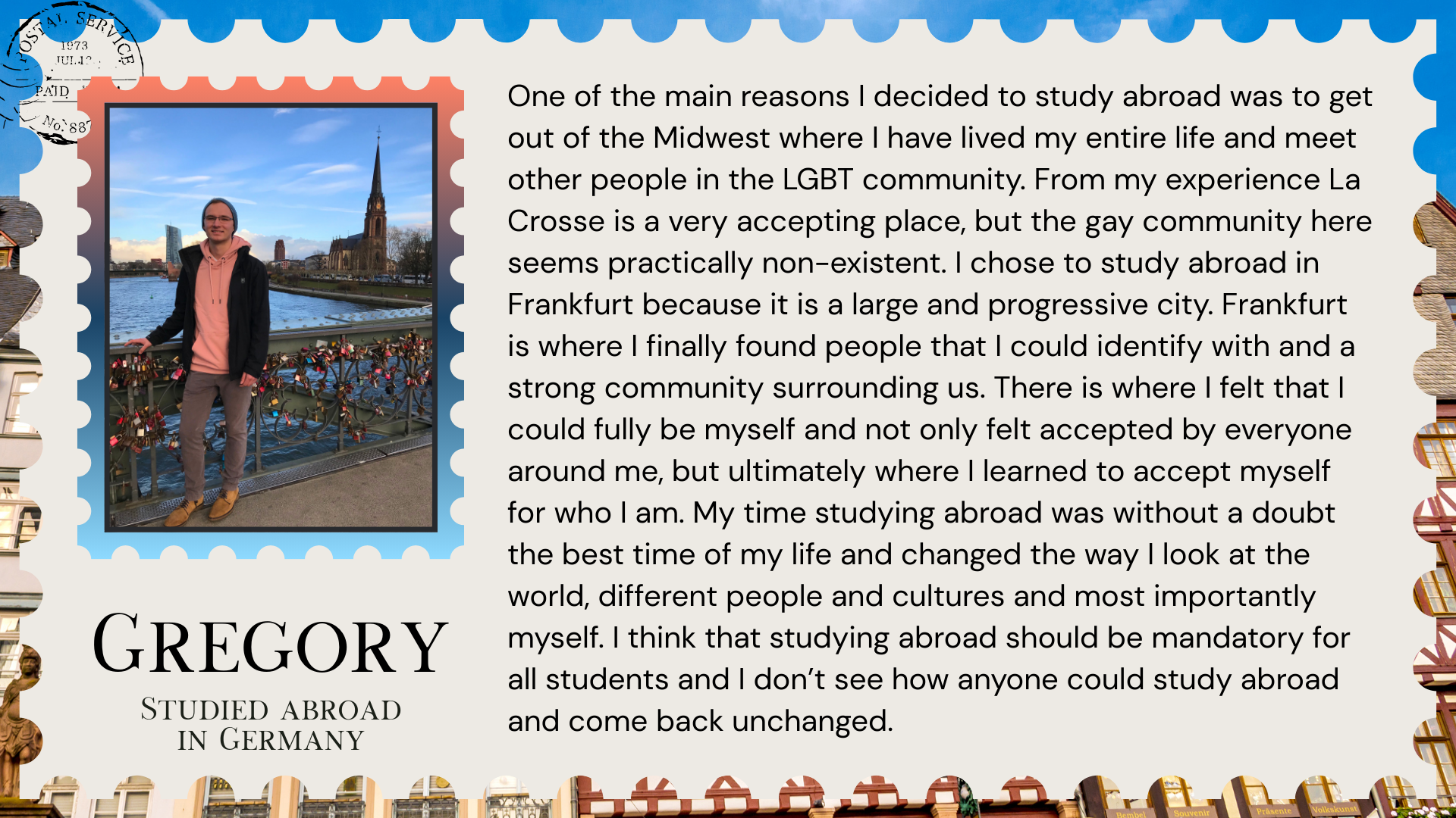 Quote from Gregory in Germany