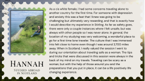 Quote from Hannah in Scotland