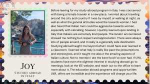 Quote from Joy in Italy