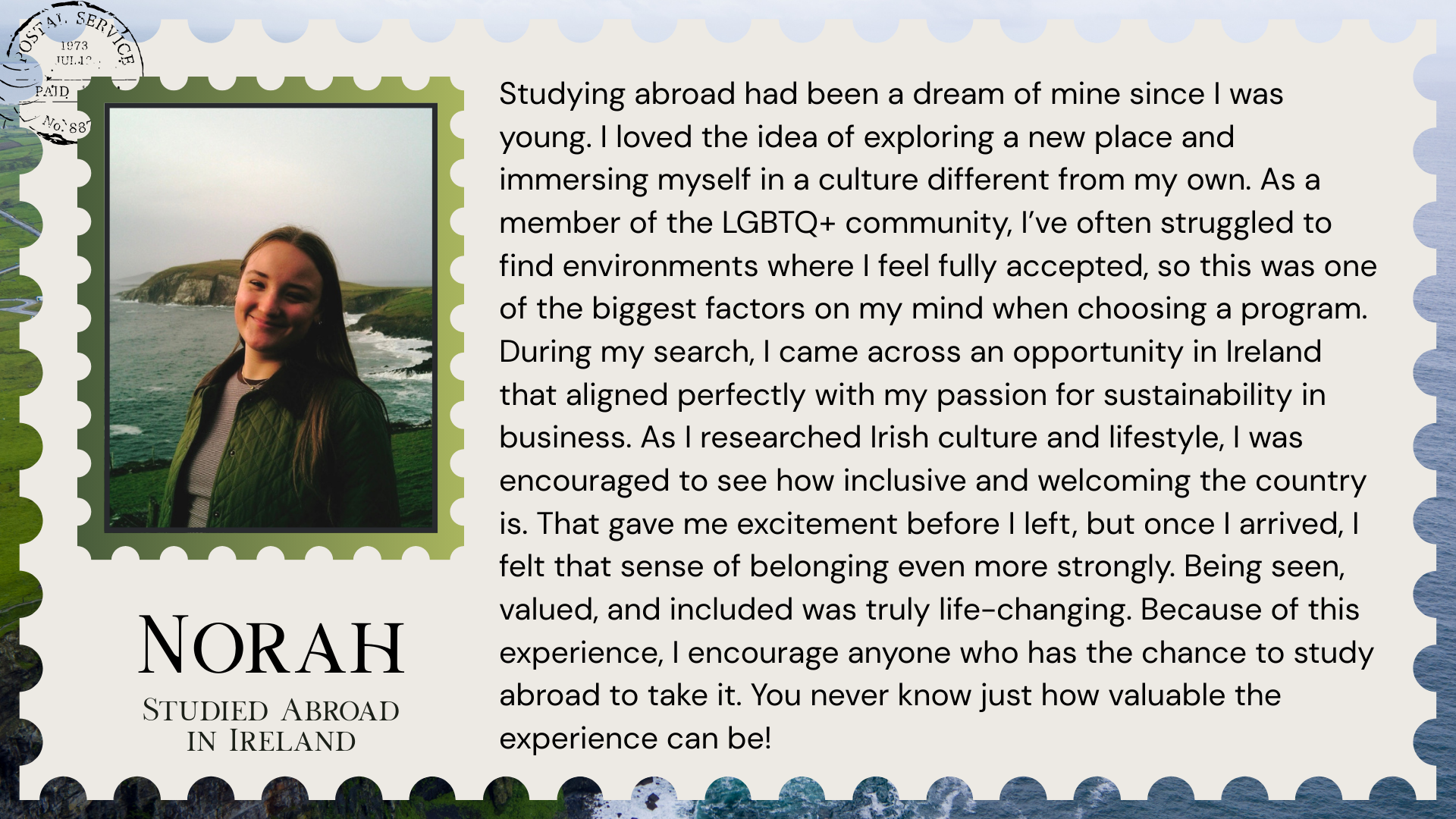 Quote from Norah in Ireland