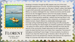 Quote from Florent in Hawai'i