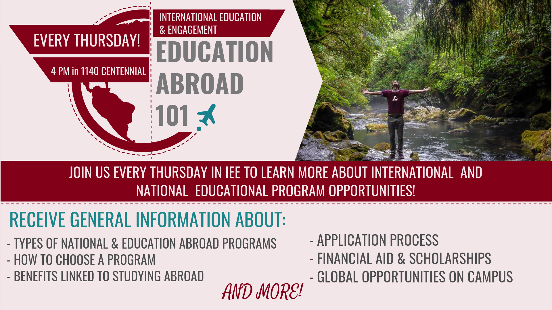 Education Abroad 101 Sessions