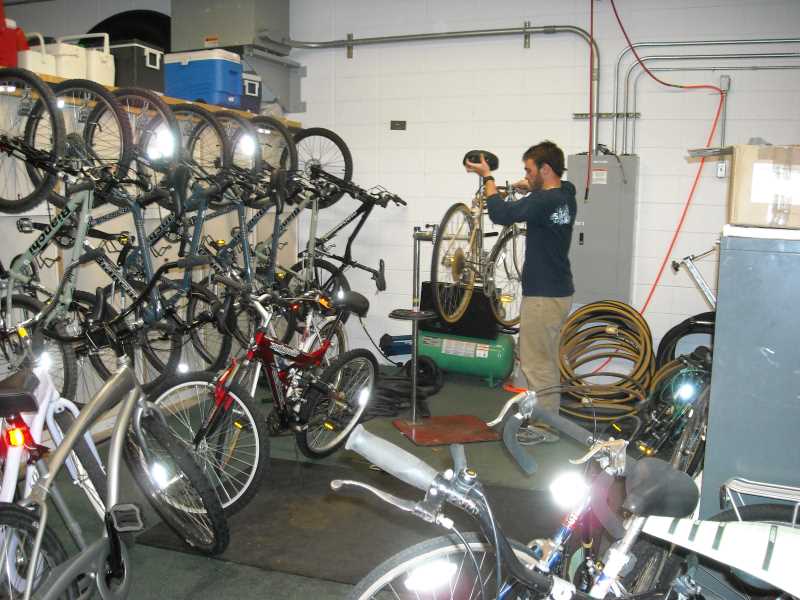 Green bike image