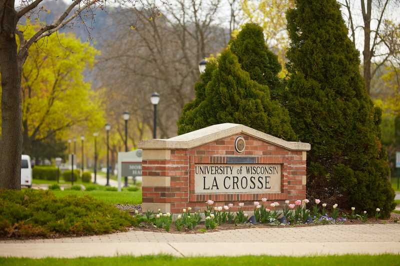 University of Wisconsin-La Crosse sign