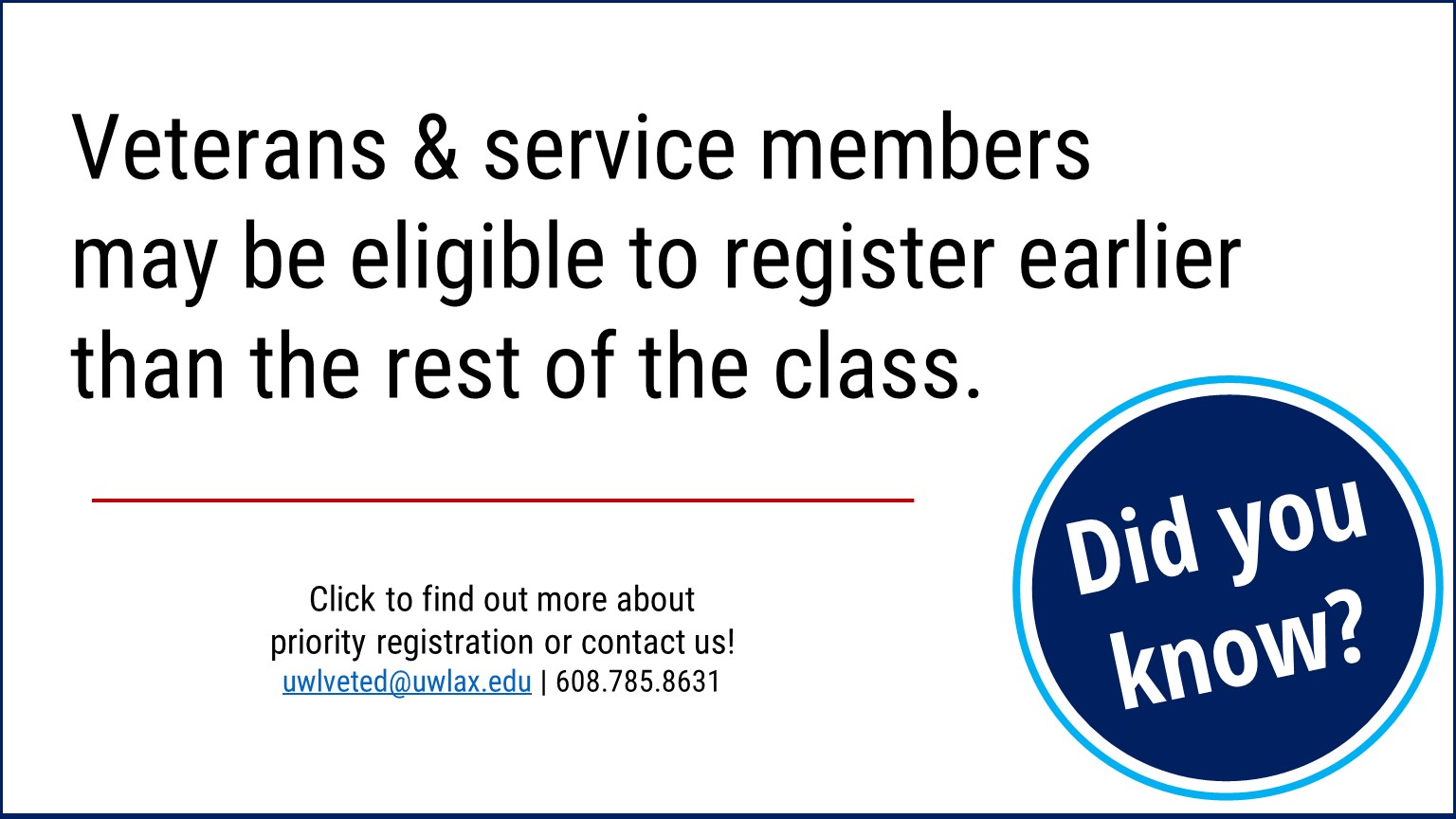 Veteran Services UWLa Crosse